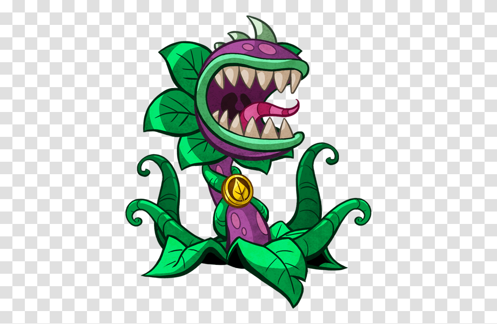 Plants Vs Zombies Stickers Messages Sticker 3 Plants Vs Zombies Chompzilla, Green, Teeth, Mouth Transparent Png