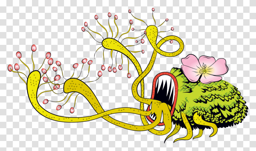 Plants With Bite, Drawing, Doodle Transparent Png