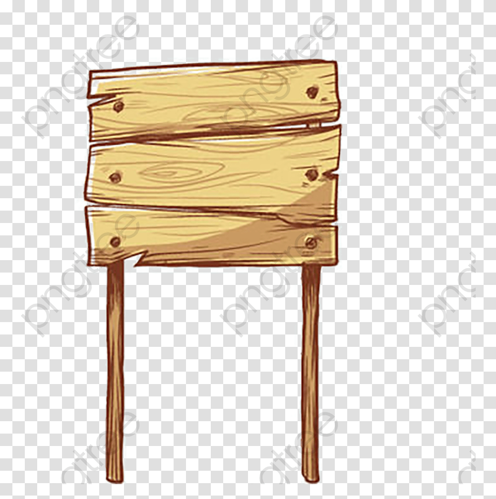 Plaque Clipart Wood Cartoon Wooden Sign, Furniture, Drawer, Tabletop, Plywood Transparent Png