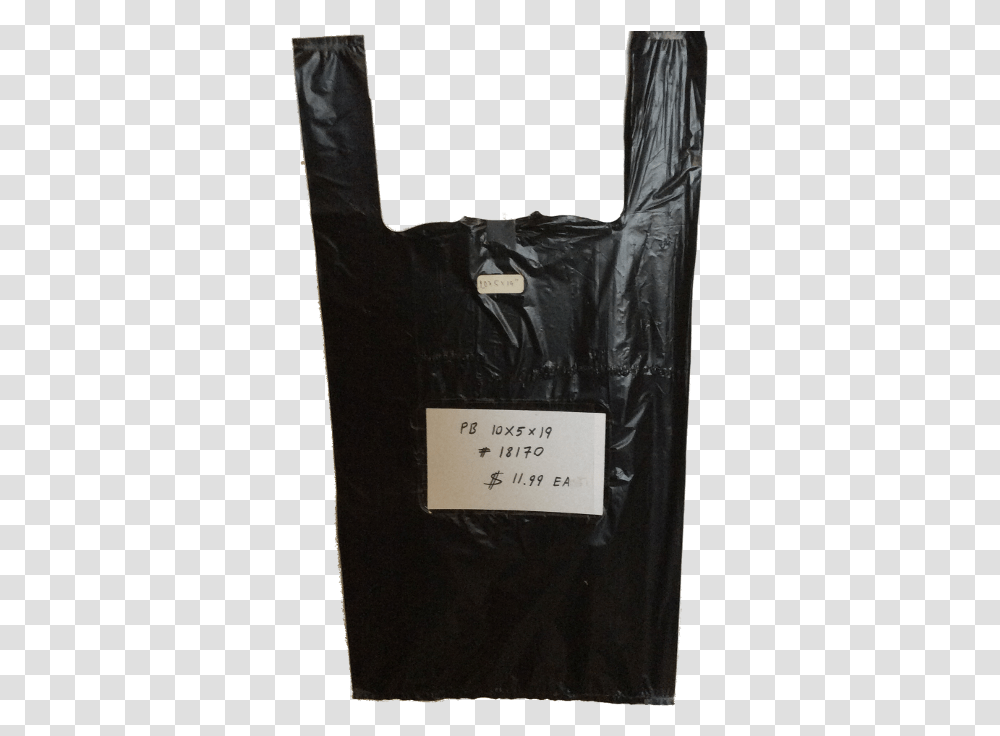 Plastic Bag 10x5x19 Black, Tote Bag, Shopping Bag Transparent Png