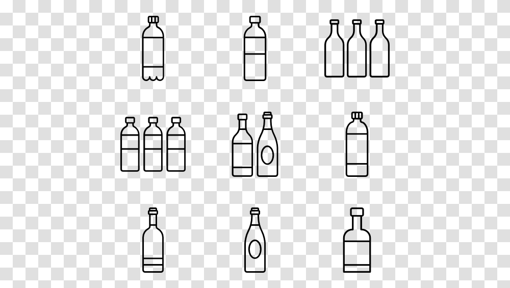 Plastic Bottle Line Icon, Gray, World Of Warcraft Transparent Png