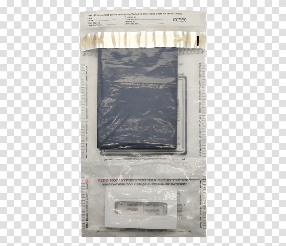 Plastic Moneyevidence Security Envelopes Cash Deposit Newsprint, Aluminium, Book, Foil, Plastic Wrap Transparent Png