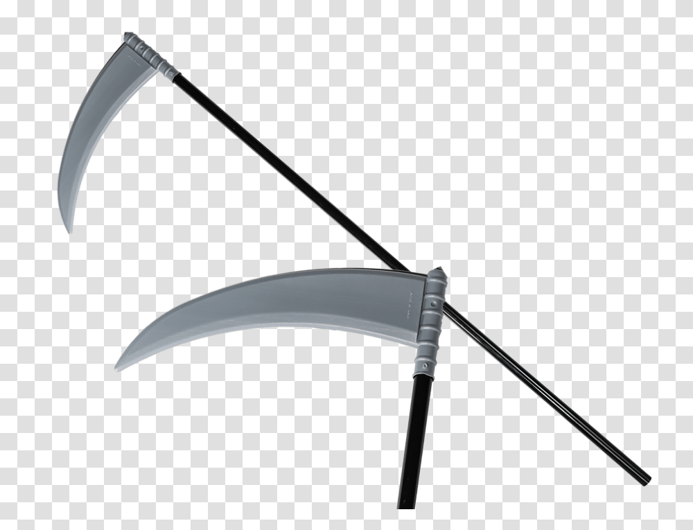 Plastic Scythe, Tool, Axe, Bow, Sword Transparent Png