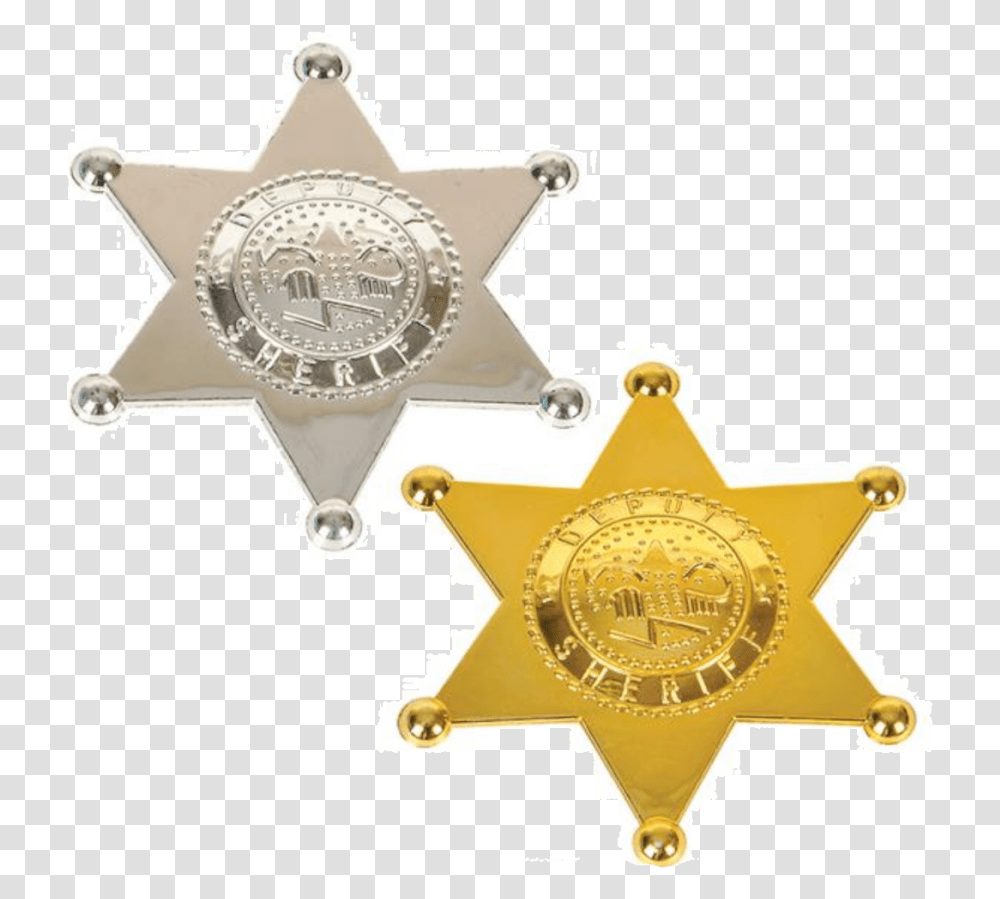 Plastic Sheriff Badge, Logo, Trademark, Star Symbol Transparent Png