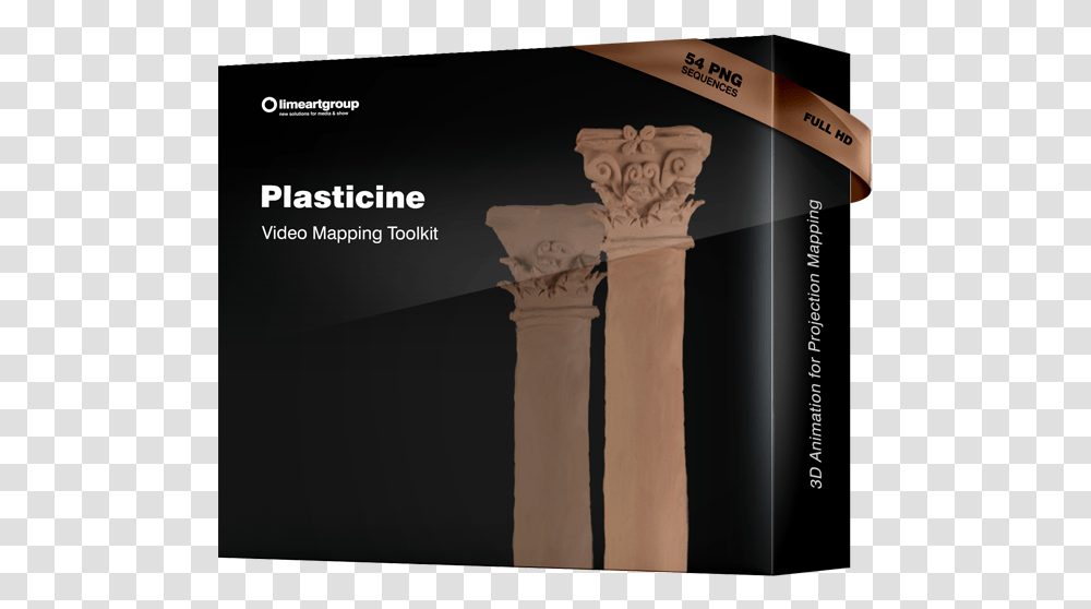 Plasticine Video Mapping Animation Column, Architecture, Building, Pillar, Cross Transparent Png