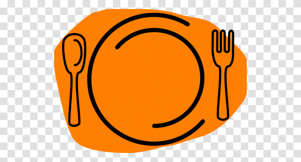Plate Clipart Plate Silverware, Oval Transparent Png