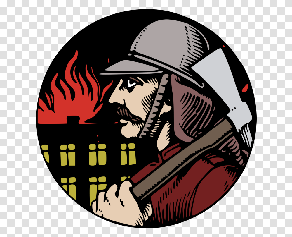 Plate Helmet Firefighter Clipart Firefighter, Person, Human, Clothing, Apparel Transparent Png