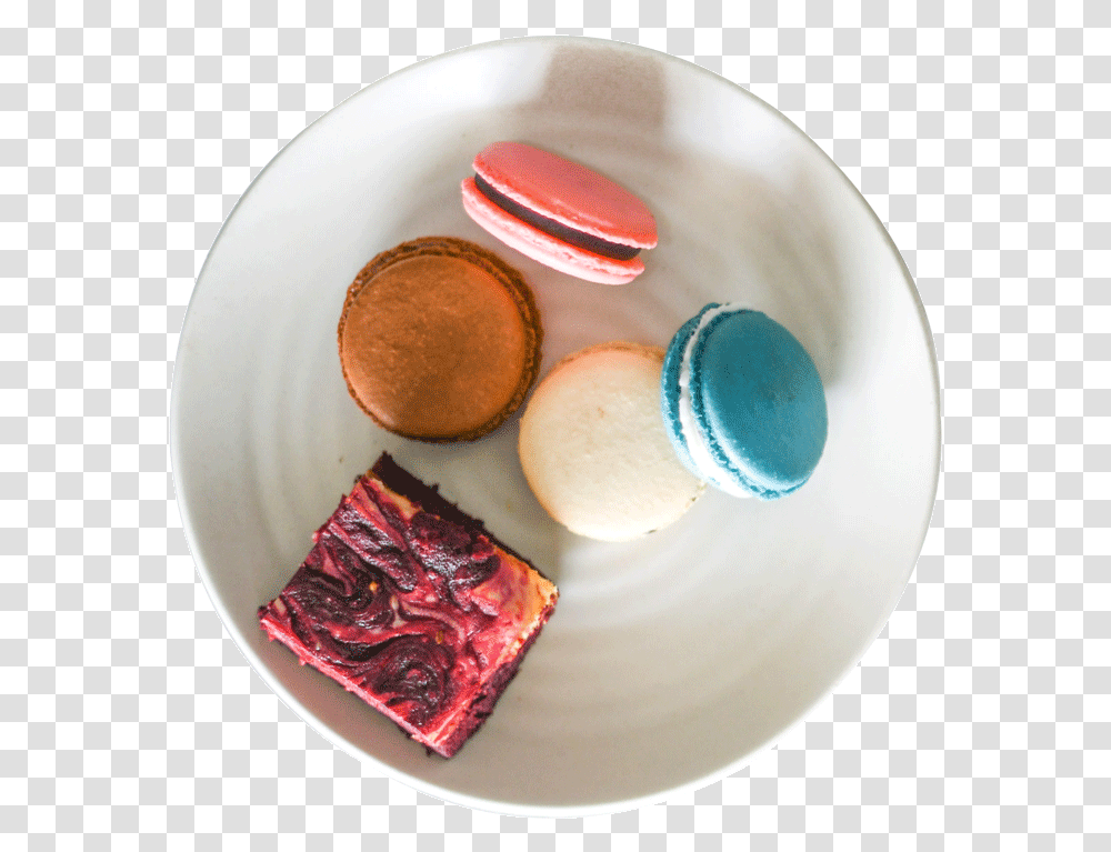 Plate Of Cookies Macaroon, Meal, Food, Dish, Sweets Transparent Png