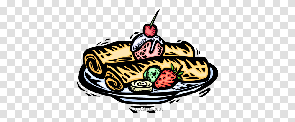 Plate Of Food Royalty Free Vector Clip Art Illustration, Meal, Label, Vehicle Transparent Png