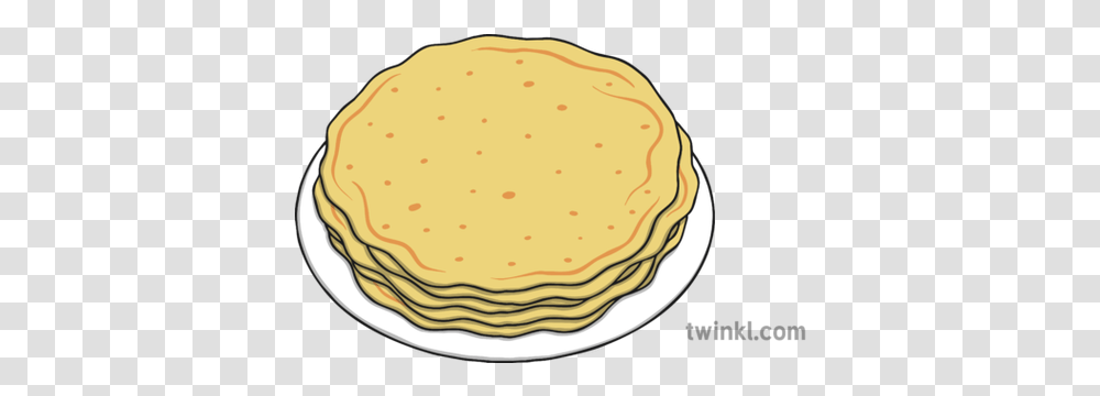 Plate Of Pancakes Illustration Twinkl Crpe, Bread, Food, Birthday Cake, Dessert Transparent Png
