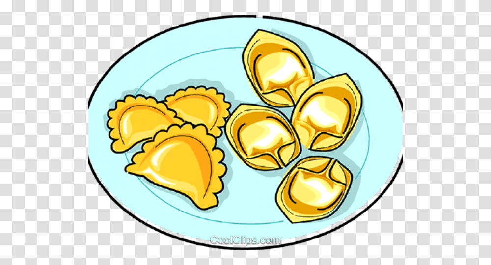 Plate Of Spaghetti Tortellini Clipart, Food, Produce, Plant, Dish Transparent Png