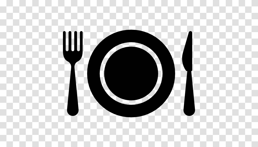 Plate Restaurant Fork Knife Kitchen Pack Icon, Moon, Outdoors, Nature Transparent Png