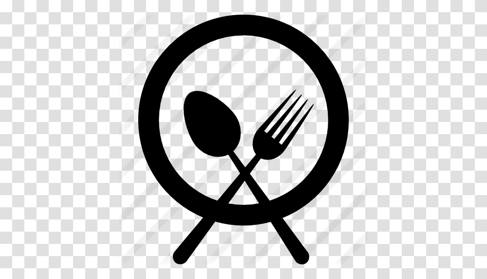 Plate With Fork And Knife Cross, Gray, World Of Warcraft Transparent Png