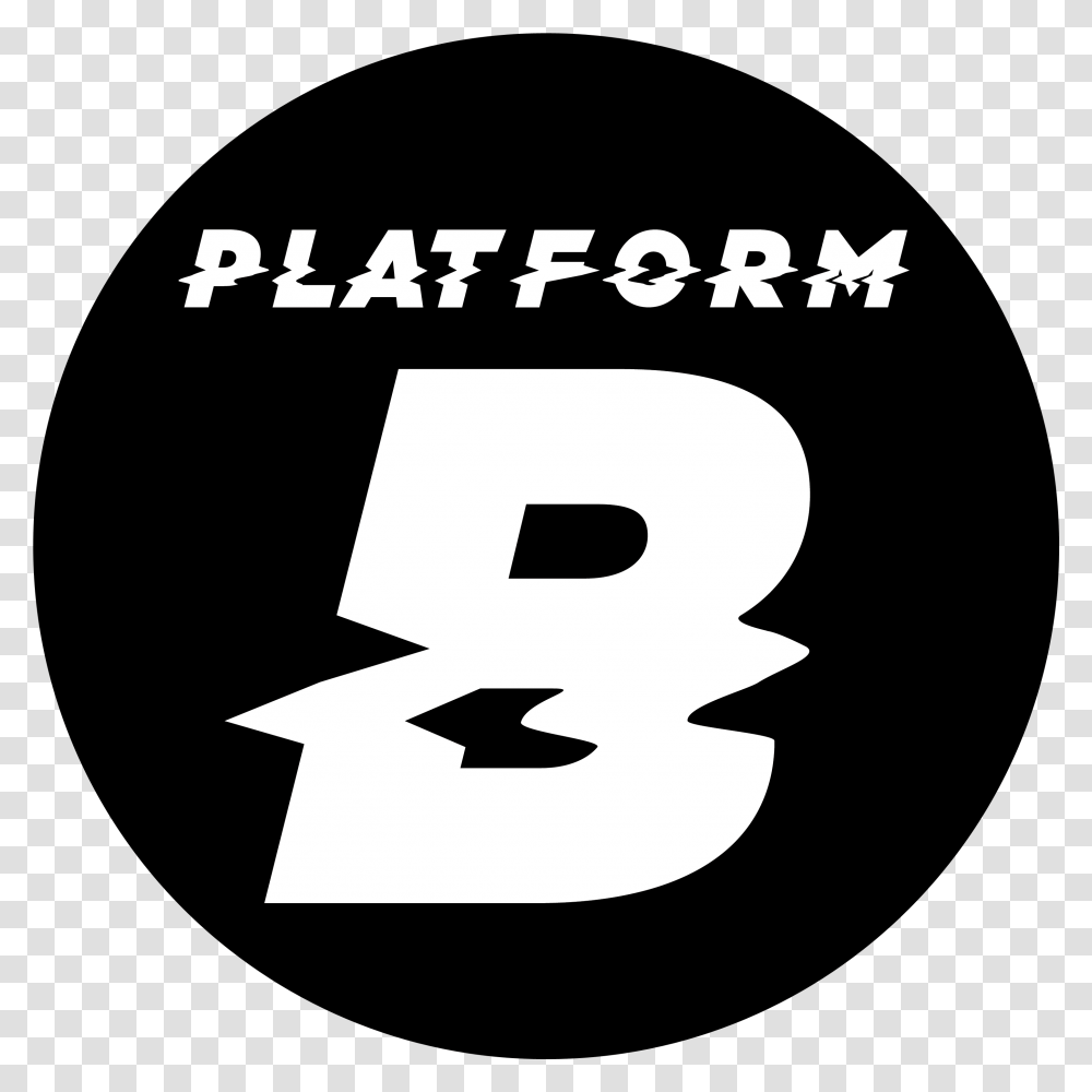Platform B Round Logo Audioactive Circle, Number, Symbol, Text, Recycling Symbol Transparent Png