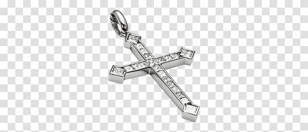 Platinum Cross Pendant 3ps098 Locket, Diamond, Gemstone, Jewelry, Accessories Transparent Png