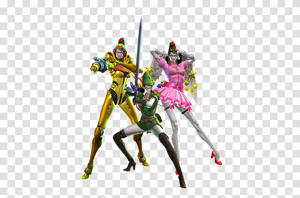 Platinum Discusses The Nintendo Costumes In Bayonetta, Person, Crowd, Helmet Transparent Png