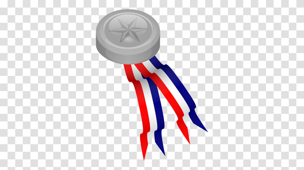 Platinum Medal With Blue White And Red Ribbon Vector Clip Art Transparent Png