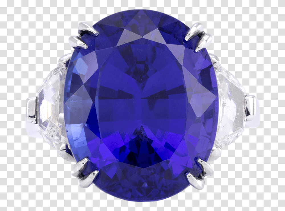 Platinum Tanzanite And Half Moon Diamond Ring Diamond, Gemstone, Jewelry, Accessories, Accessory Transparent Png