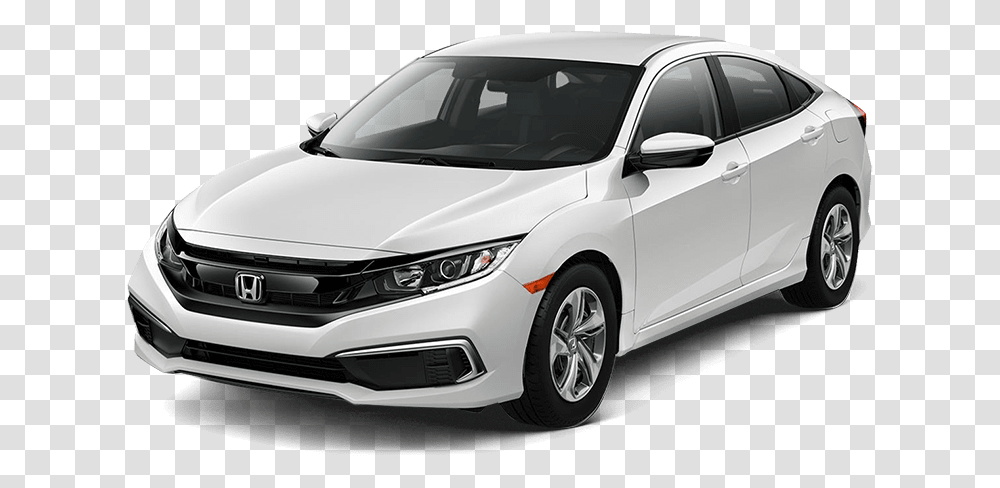 Platinum White Civic Lx 2019 Honda Civic, Sedan, Car, Vehicle, Transportation Transparent Png