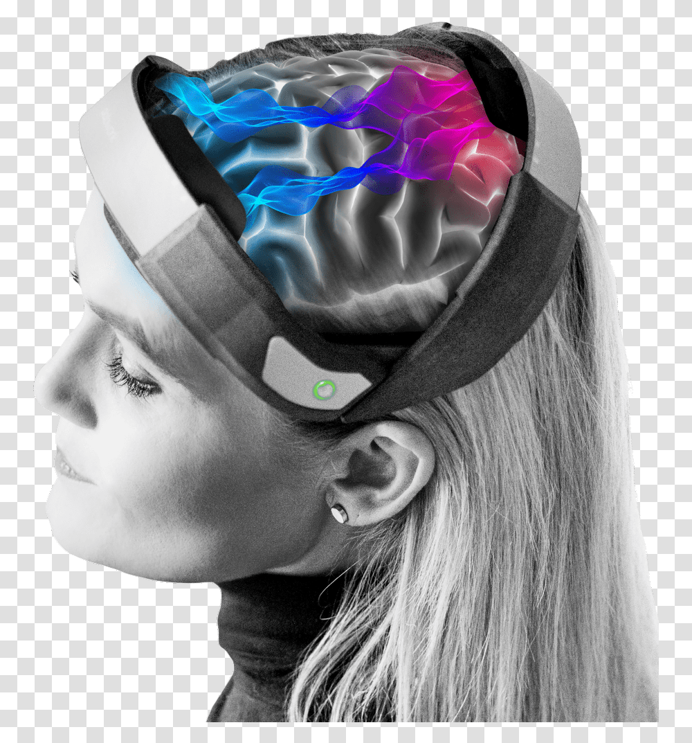Platowork Brain Stimulator, Apparel, Person, Headband Transparent Png