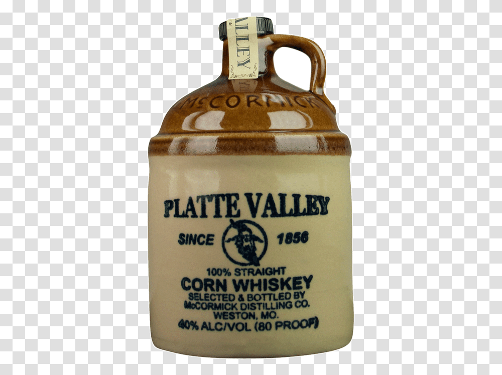 Platte Valley Corn Whiskey Jug Platte Valley Corn Whiskey, Bottle, Aftershave, Cosmetics, Beer Bottle Transparent Png