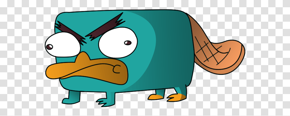 Platypus Pictures Cartoon Clip Art Library Angry Perry The Platypus, Animal, Reptile, Outdoors, Lizard Transparent Png