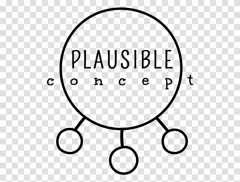 Plausible Concept Logo Black, Outdoors, Nature, Outer Space, Astronomy Transparent Png