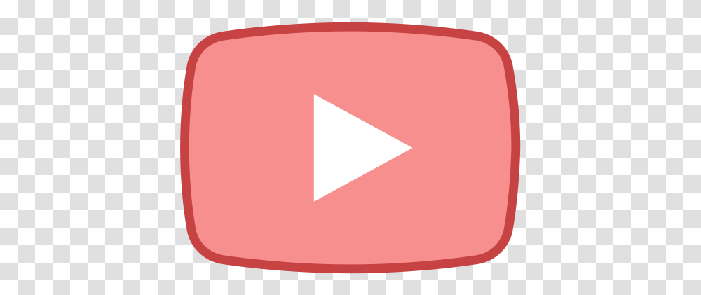 Play Button Logo Icon Of Colored Youtube Icon Cute, First Aid, Oval, Label, Text Transparent Png