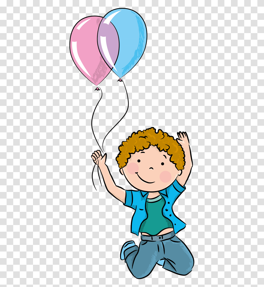 Play Clipart Clipart Child With Balloons, Person, People, Female, Girl Transparent Png