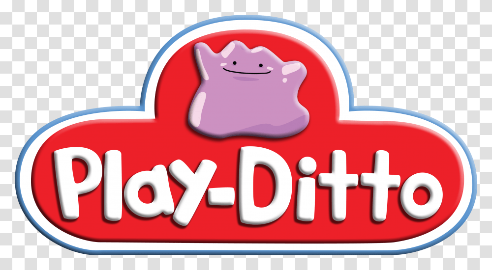 Play Ditto Download Cartoon, Label, Logo Transparent Png