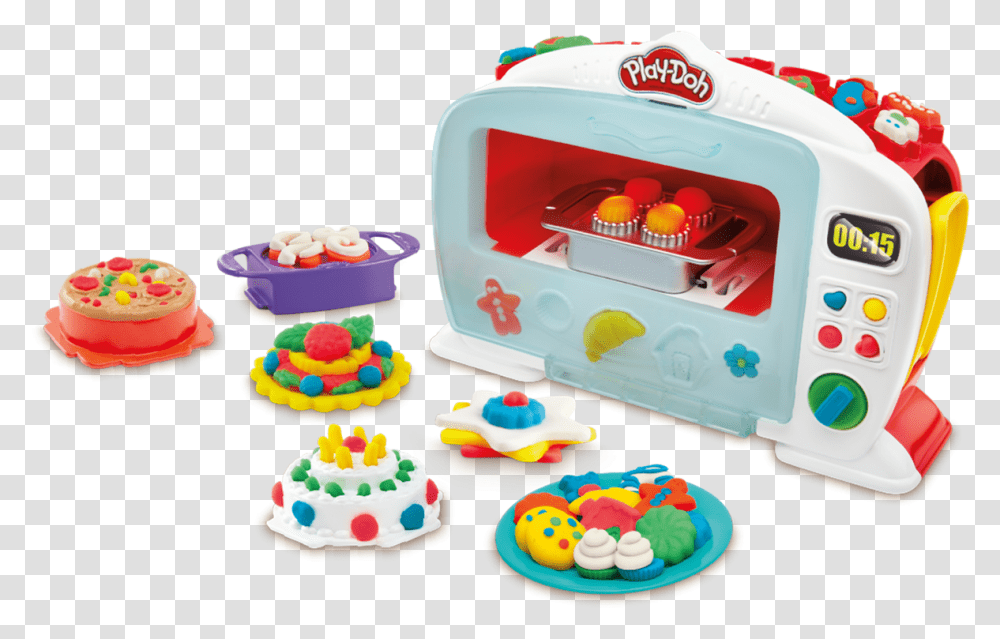Play Doh Kitchen Creations Magical Oven, Birthday Cake, Dessert, Food, Train Transparent Png