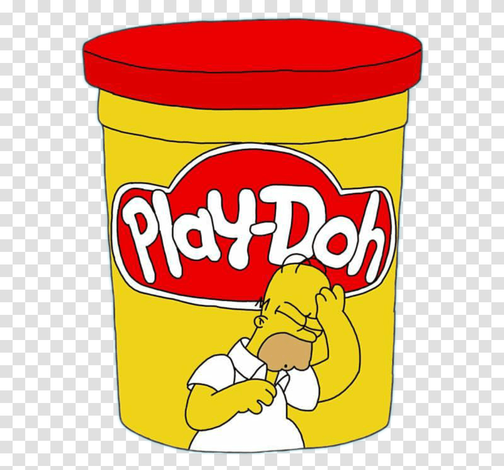 Play Doh Simpsons Homerosimpsons Snack, Food Transparent Png