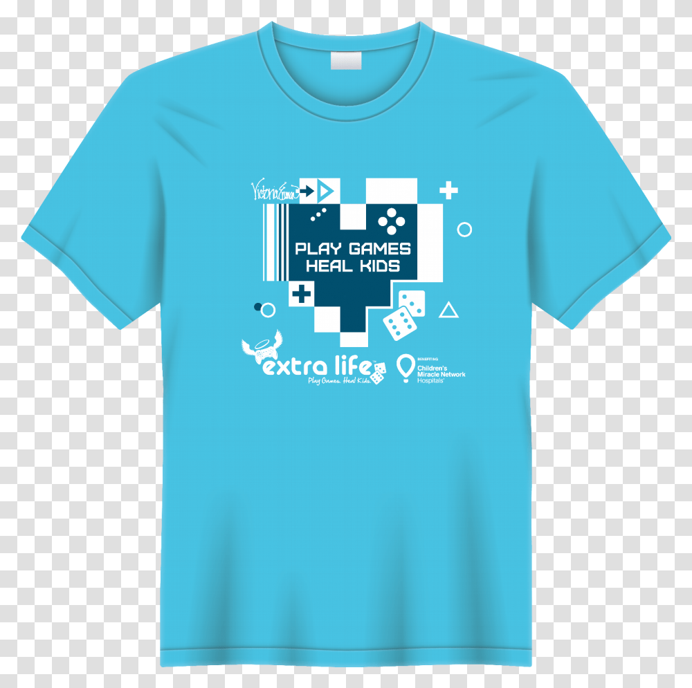 Play Games Extra Life T Shirt, Clothing, Apparel, T-Shirt Transparent Png