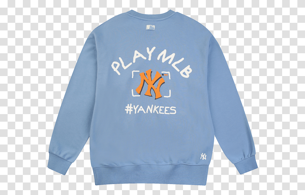 Play Mlb Popcorn Sweatshirt New York Yankees 31mt07011 50u Mlb Sweater, Clothing, Apparel, Long Sleeve, Hood Transparent Png
