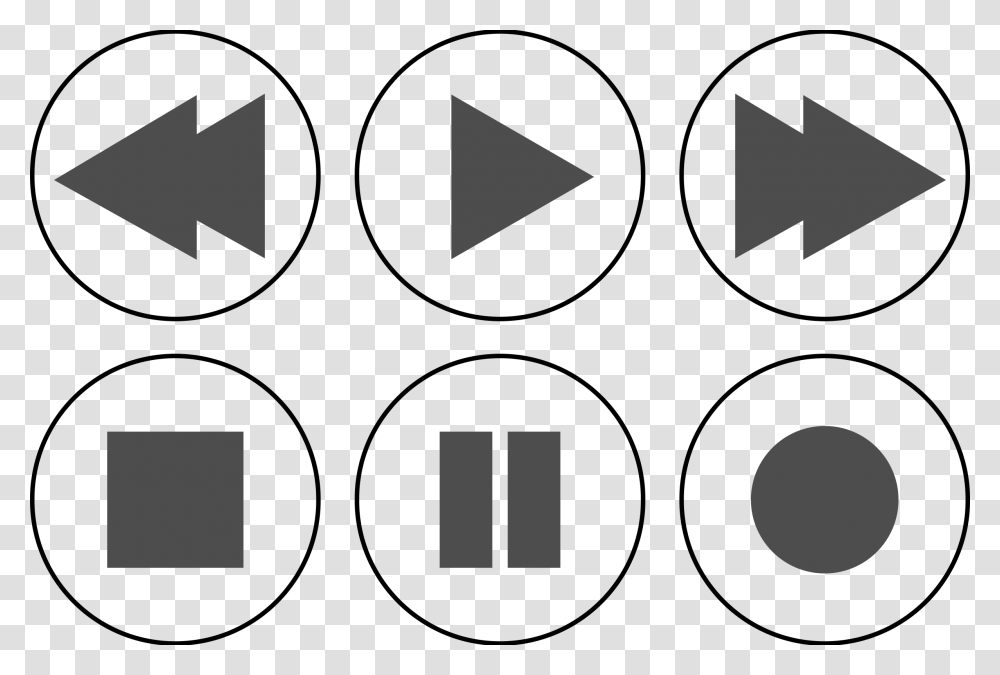 Play Pause Next Previous Icons, Number, Cross Transparent Png