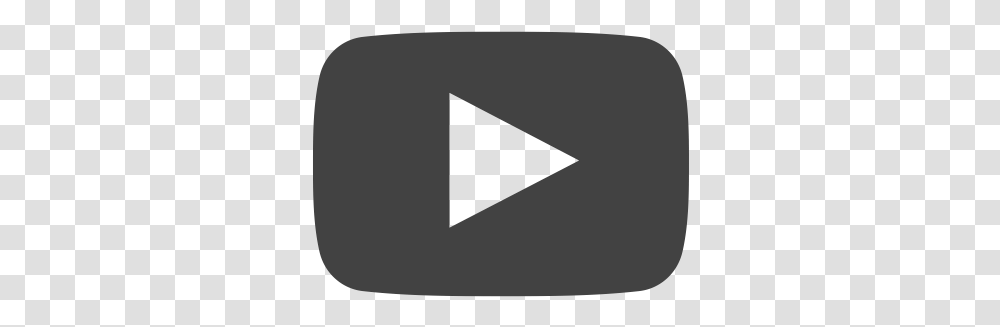 Play Player Video Web Youtube Icon Black Youtube Logo Without Background, Triangle, Business Card, Paper, Text Transparent Png