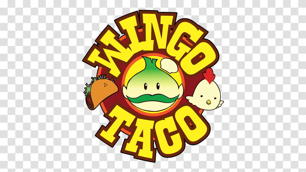 Play 'wingo Taco Ninja' Happy, Label, Text, Poster, Advertisement Transparent Png