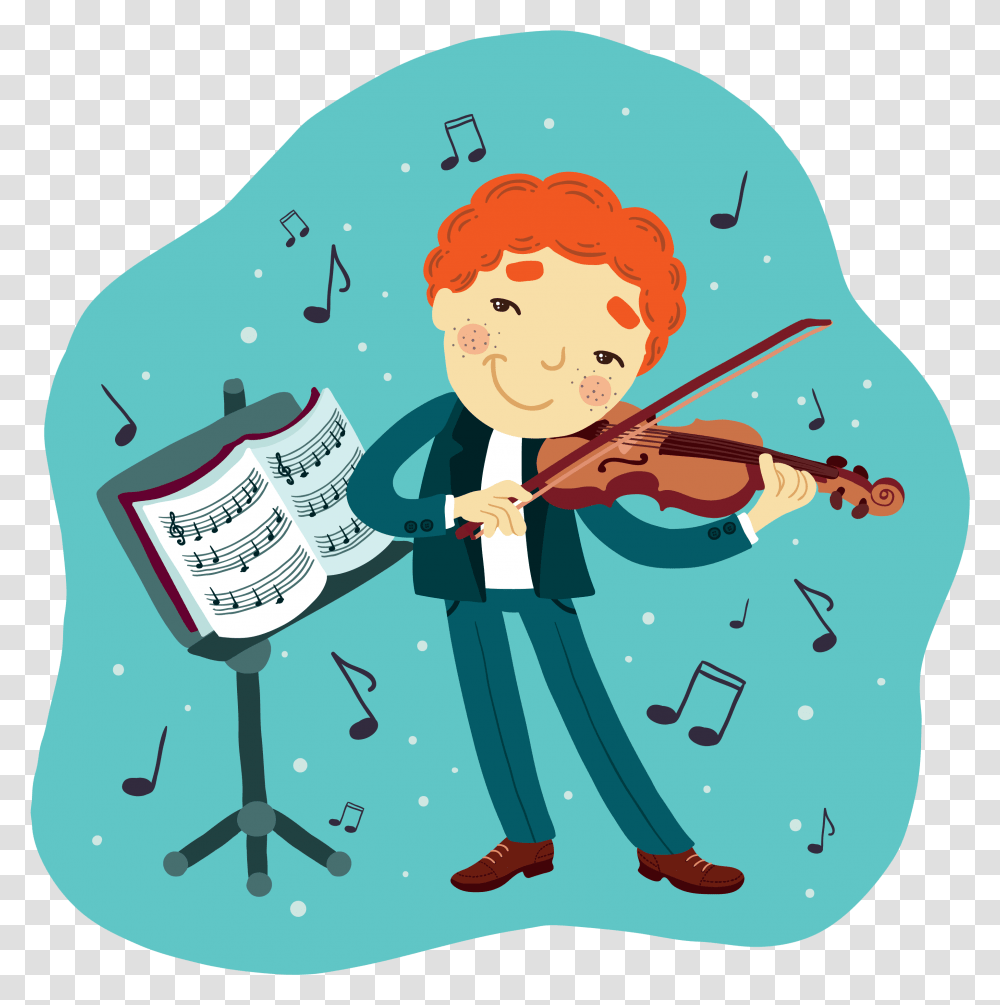 Play Violin Cartoon, Person, Label, Outdoors Transparent Png