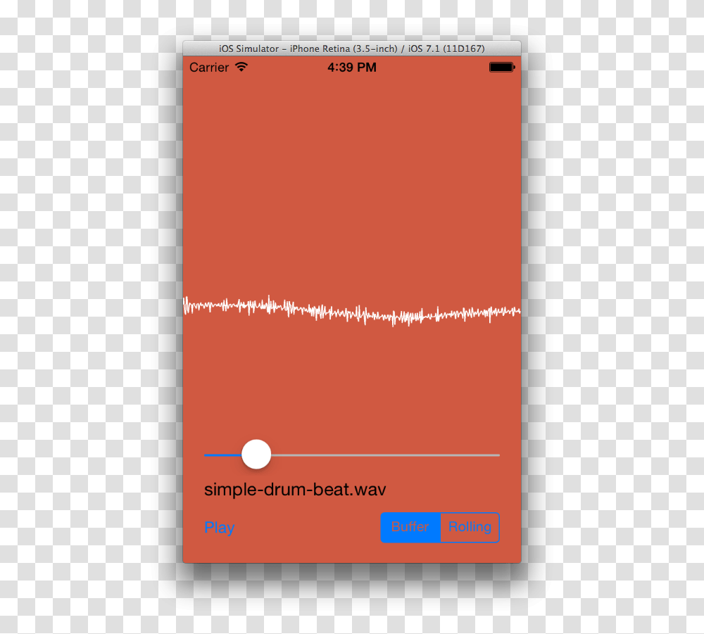 Play Waveform Audio On Iphone, Paper, Poster, Advertisement Transparent Png