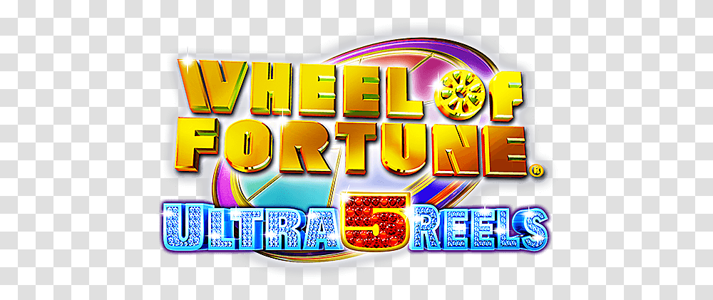 Play Wheel Of Fortune Ultra 5 Reels Games Horizontal, Gambling, Slot Transparent Png