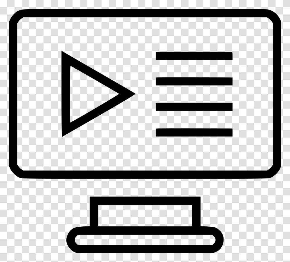 Play Youtube Video Player Youtuber Computer Screen Icon, Label, Triangle, Electronics Transparent Png