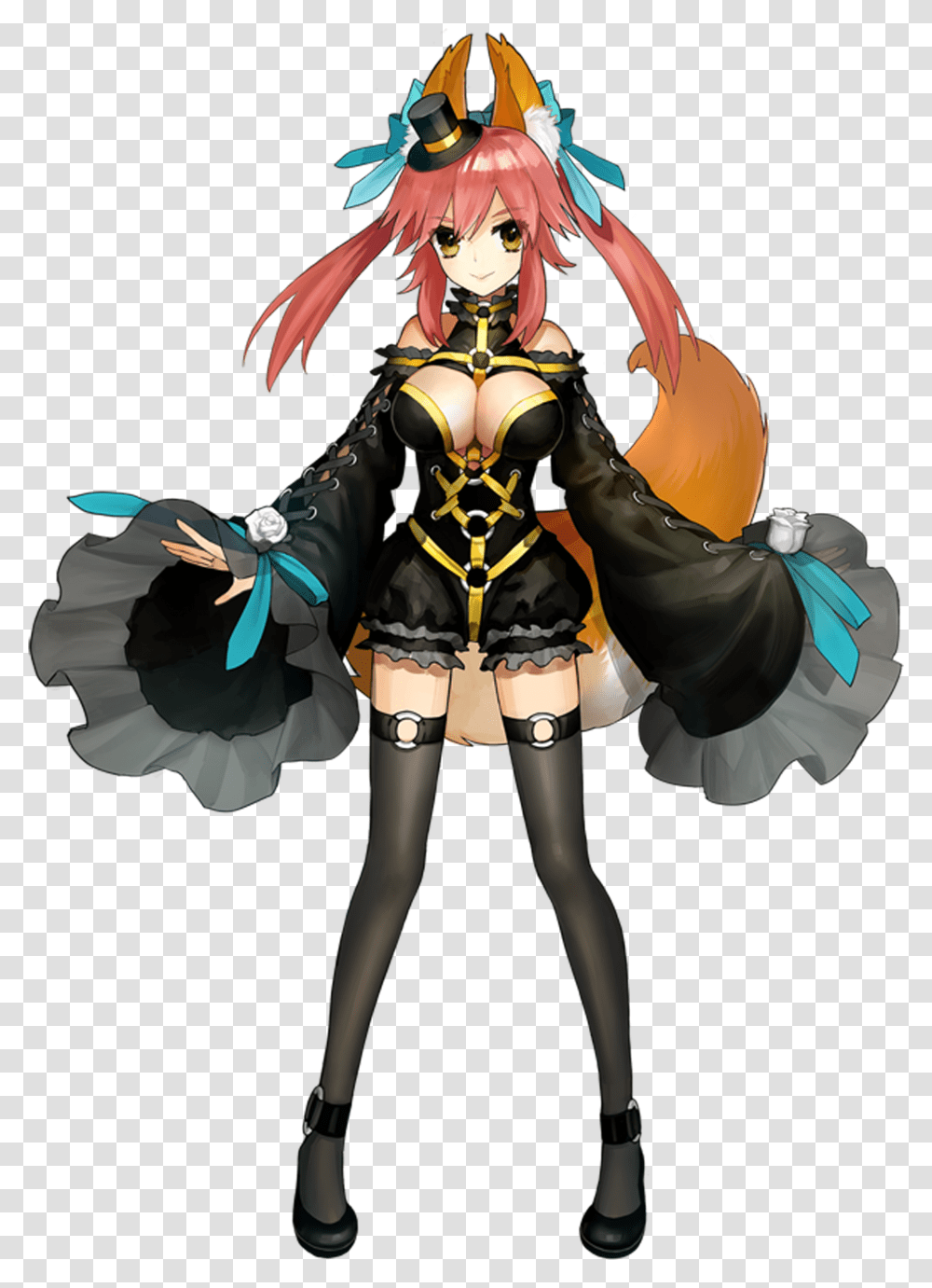 Playable Caster Fate Extra Type Moon Wiki Gothic Tamamo No Mae Extra Ccc, Person, Human, Manga, Comics Transparent Png
