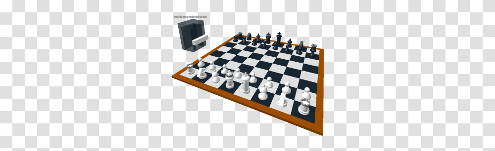 Playable Chess Board With Pieces Roblox Chess, Game Transparent Png