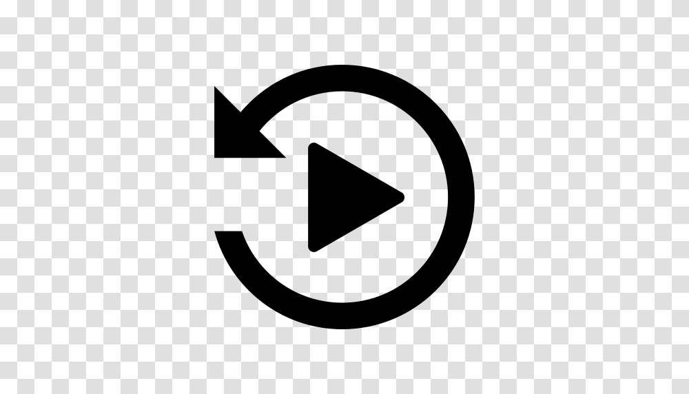 Playback Replay Rewind Icon With And Vector Format For Free, Gray, World Of Warcraft Transparent Png