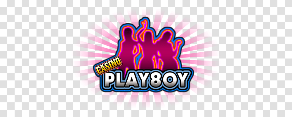 Playboy Logo Slot Game Image Playboy Casino Logo, Light, Leisure Activities, Purple, Poster Transparent Png