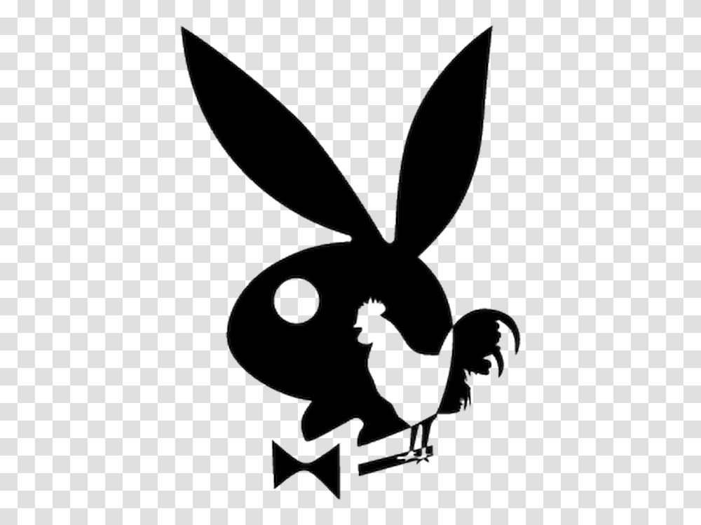 Playboy Logo, Stencil, Animal, Necklace, Jewelry Transparent Png