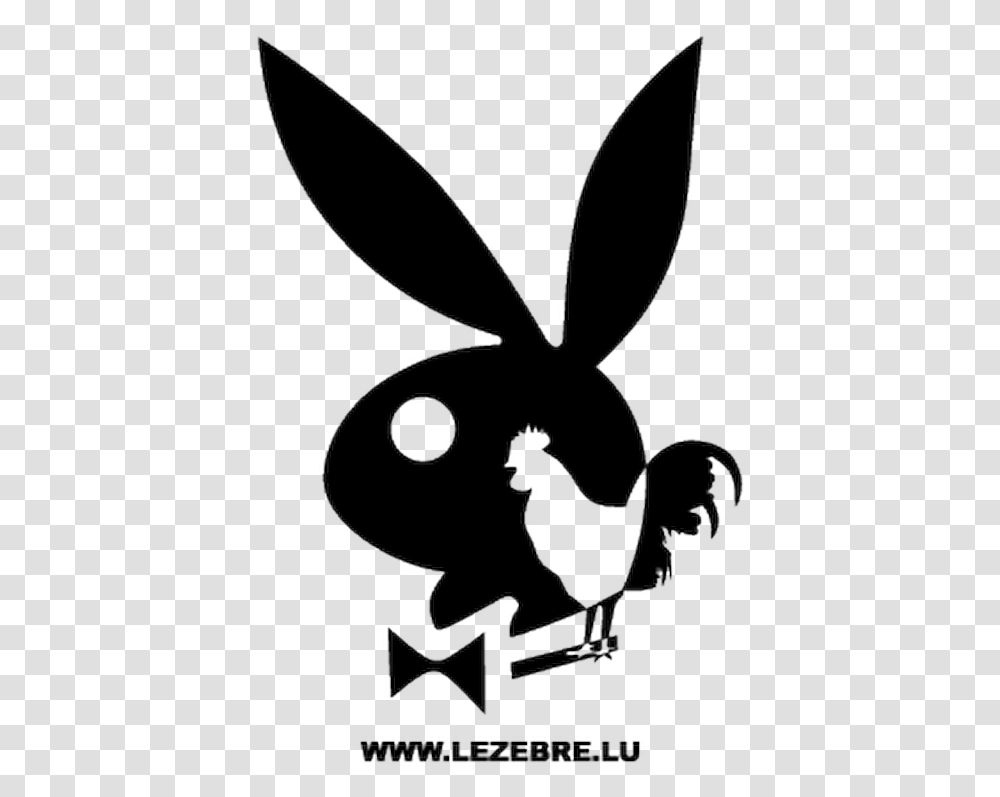 Playboy Logo, Stencil, Label, Animal Transparent Png