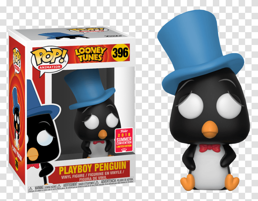 Playboy Penguin Funko Pop, Label, Helmet Transparent Png