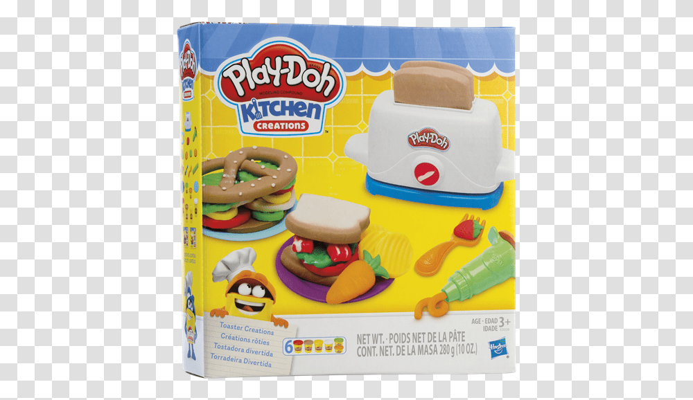 Playdoh Kitchen Creations Burger, Bread, Food, Cracker, Toy Transparent Png