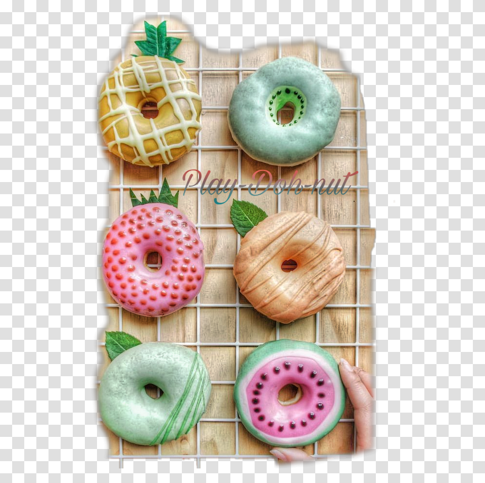 Playdoh Playdough Playdohnut Playdoughnut Donuts Cute Donut, Pastry, Dessert, Food, Sweets Transparent Png